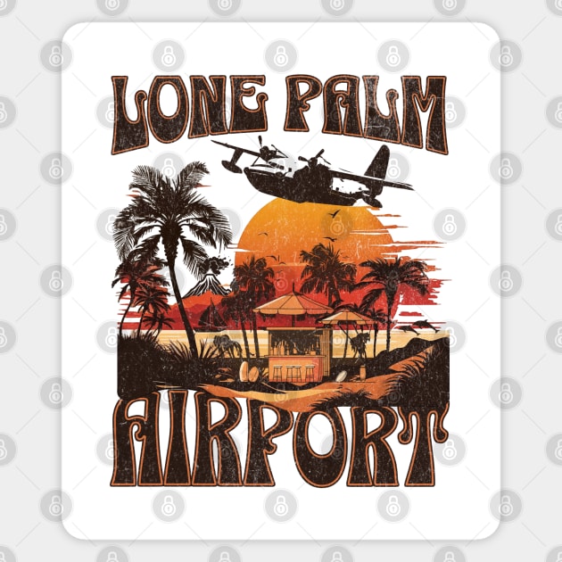 Lone Palm Airport Orlando Florida Bar Sticker by Joaddo